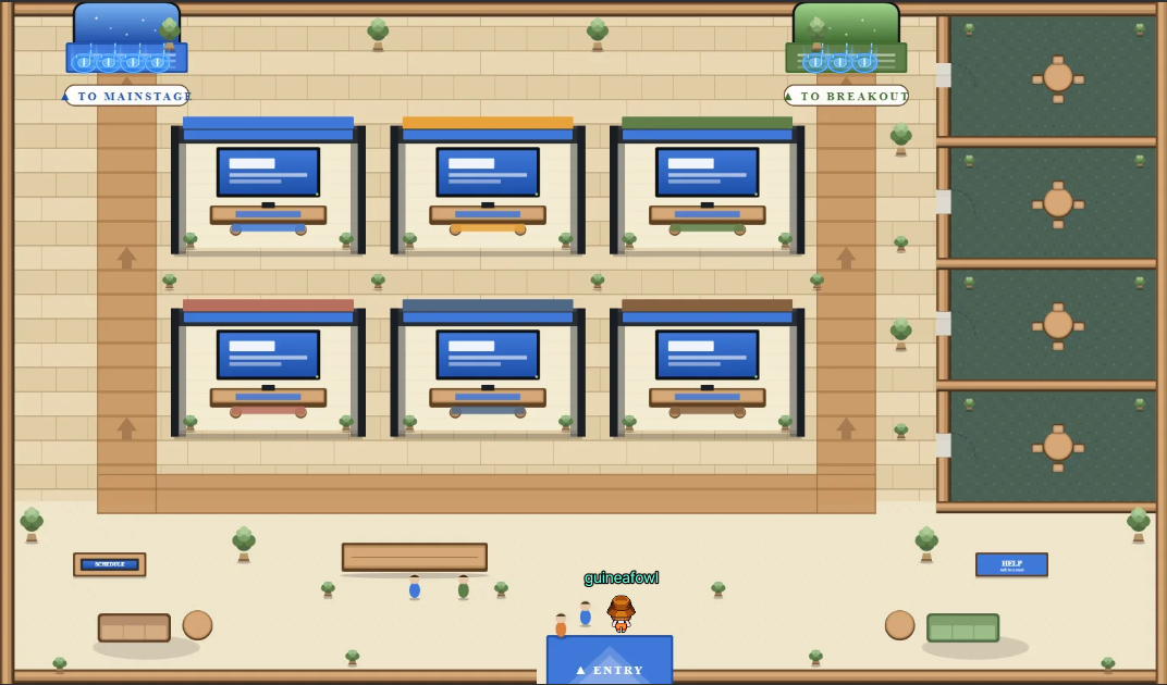 Virtual conference venue