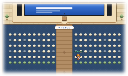 Virtual conference stage